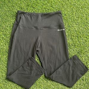 Baleaf Leggings Womens Medium Black Yoga Gym Workout Stretch Nylon
